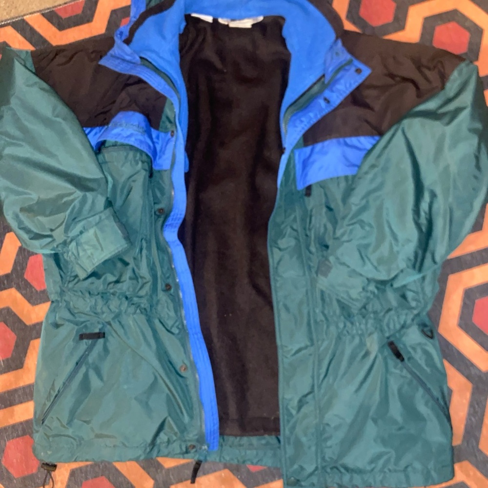 Columbia Blue and Black Jacket